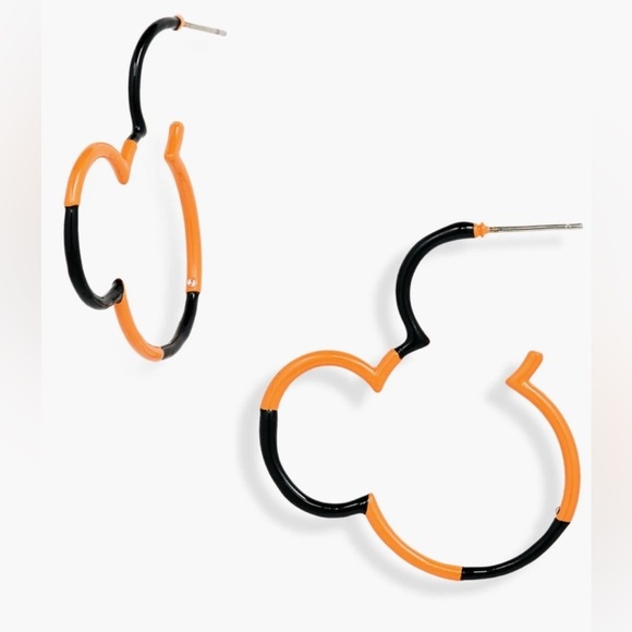 Disney X Baublebar Mickey Mouse Halloween Hoop Earrings - Picture 1 of 4